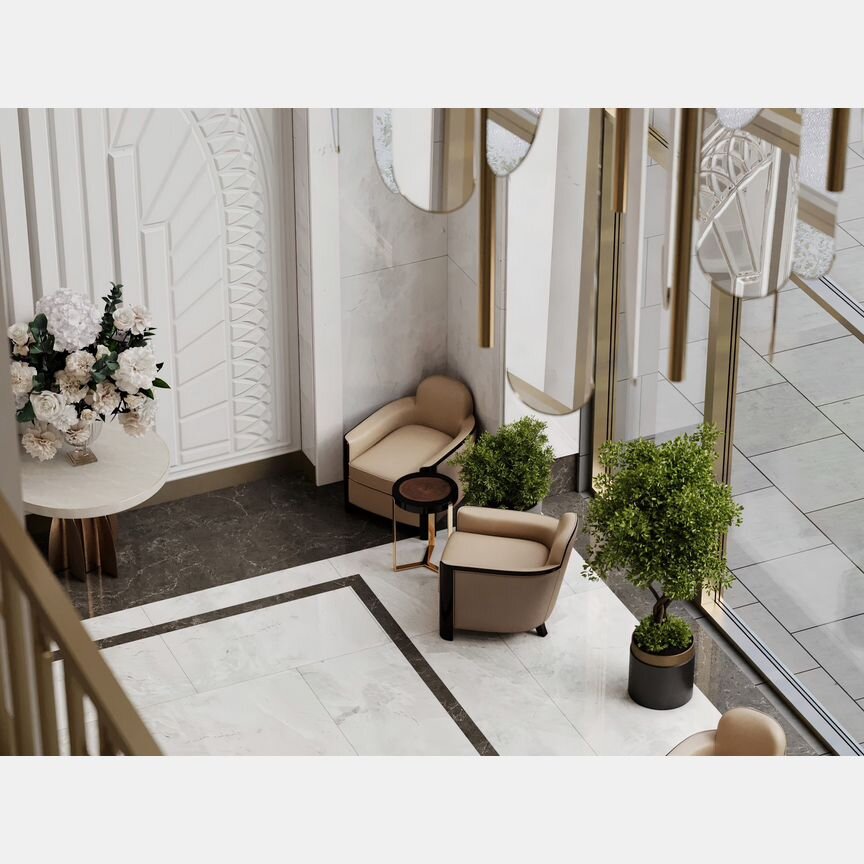 1-к. квартира, 45,9 м², 17/75 эт.