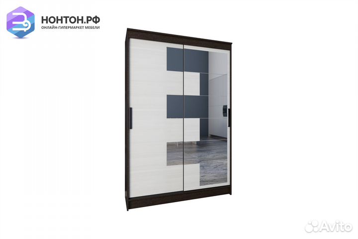 Шкаф-купе Элегант 3 венге / лоредо