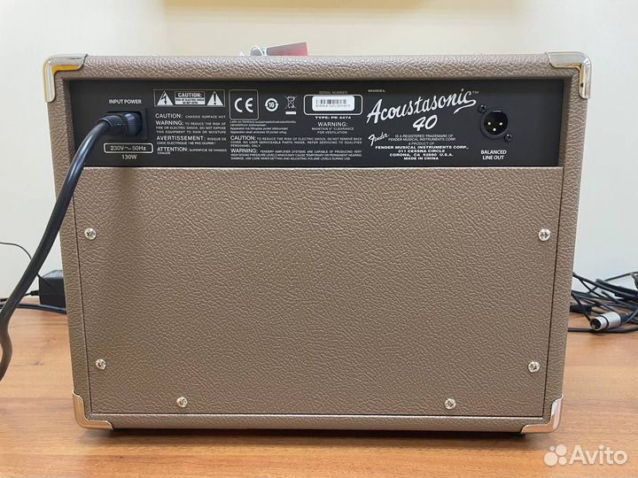 Комбоусилитель для гитары Fender Acoustasonic 40