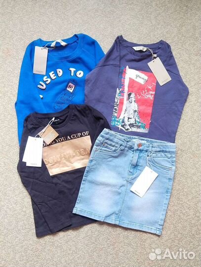 Новые 116-122 Name it Mango лонг, свитшот, юбка