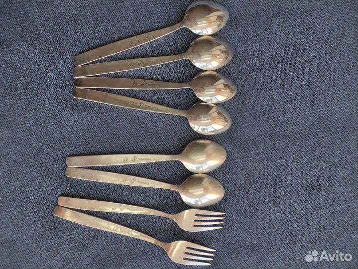 Десертные приборы мельхиор