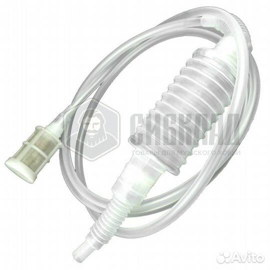 Сифон переливной с помпой и фильтром, 2м