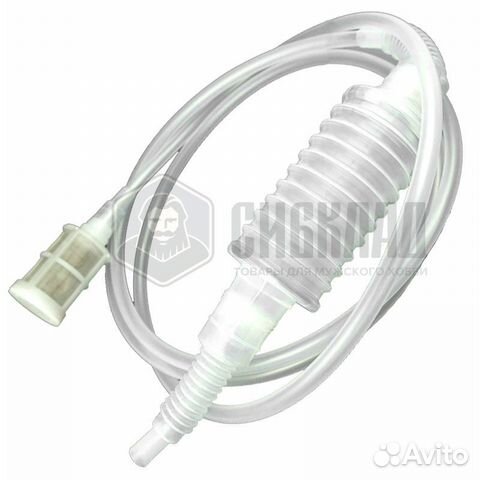 Сифон переливной с помпой и фильтром, 2м