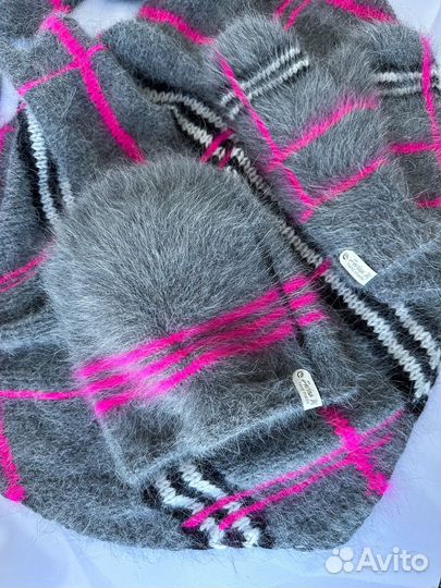 Шапка варежки косынка-бактус