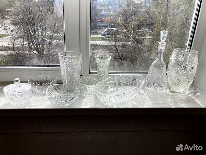 Хрусталь СССР салатники вазы