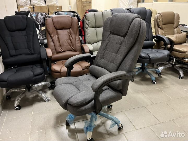 Офисное кресло тканевое