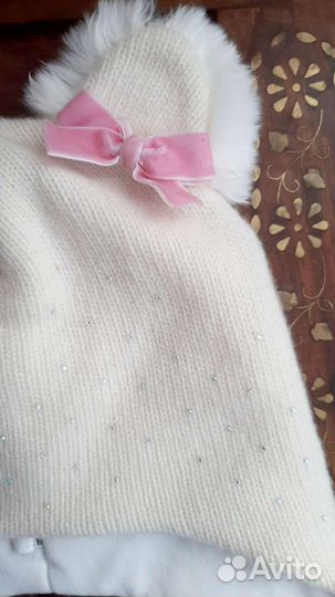 Шапка зимняя 50 Mothercare для девочки