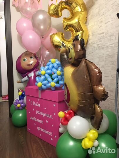 Воздушные шары День Рожденья. 