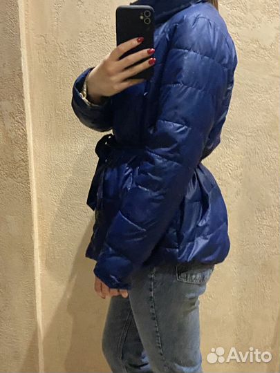 Куртка демисезонная женская 44 46 с поясом