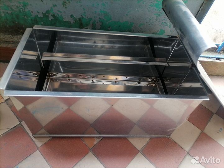 Коптильня горячего копчения из нержавейки