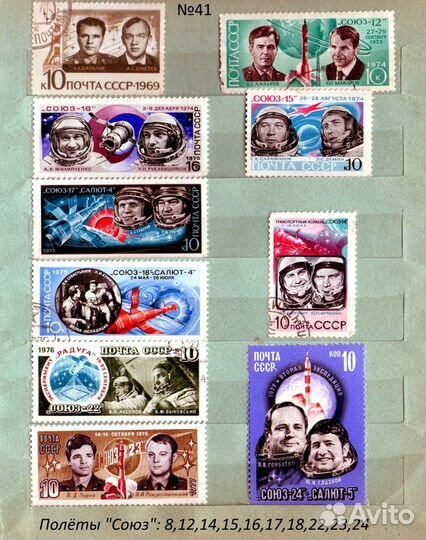 Почтовые марки. Тема 