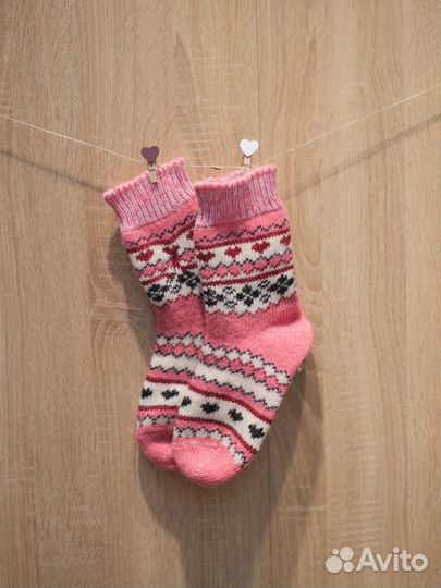 Носки вязаные работы