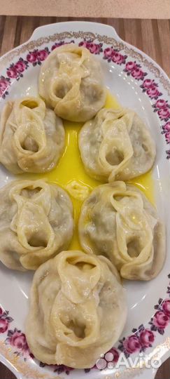 Манты из рубленной говядины