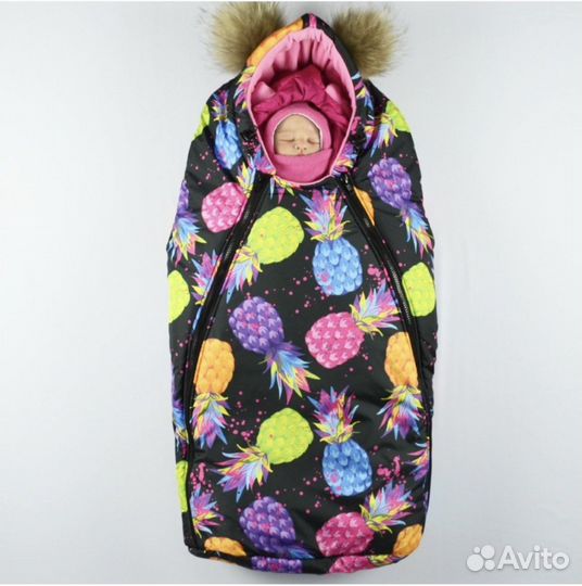 Зимний конверт в коляску