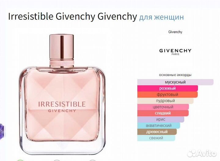 Пробник духов Irresistible Givenchy