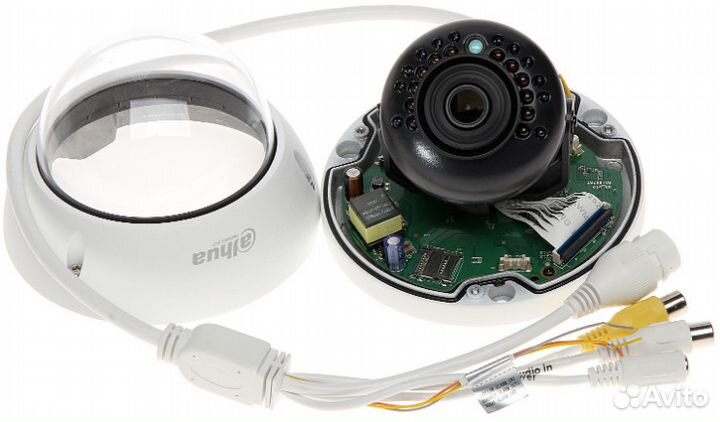 Антивандальная IP Видеокамера купольная