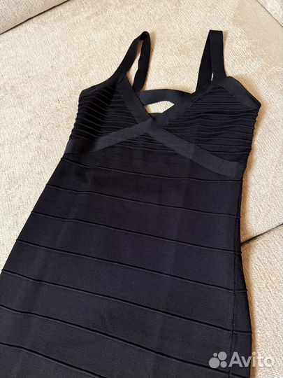 Платье 44 М черное женское с открытой спиной