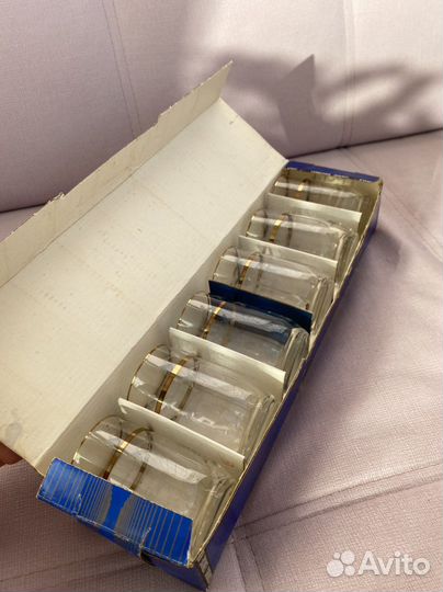 Хрустальные рюмки богемия Чехословацкий завод Рона