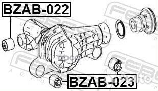 Сайлентблок подушки дифференциала mercedes benz