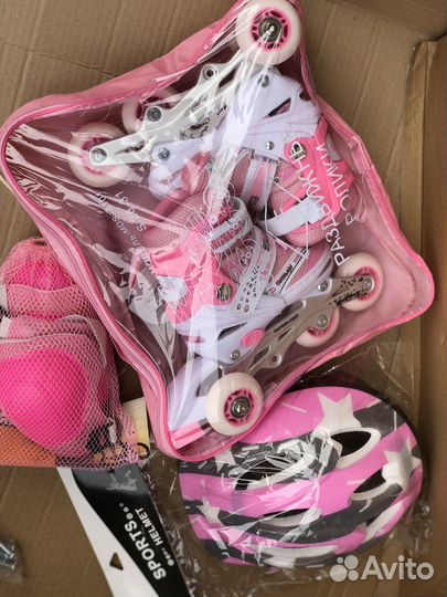 Детские ролики и защита новые