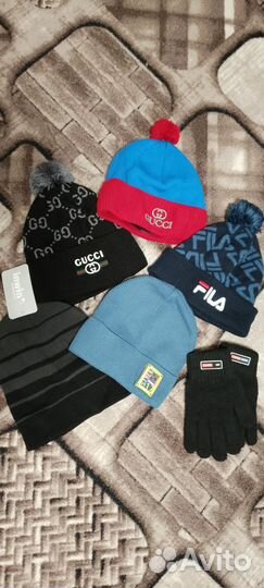 Шапки на мальчика новые, б.у