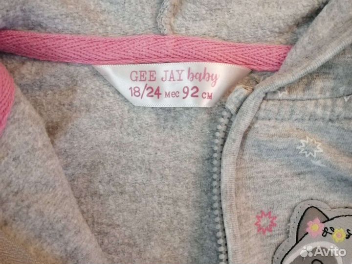 Толстовка для девочки 92