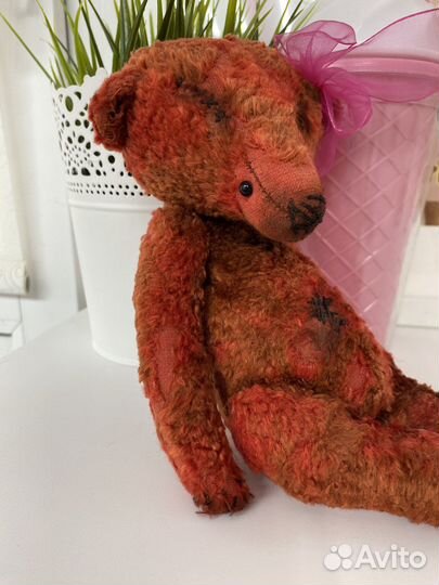 Мишка тедди ручная работа коллекционный авторский