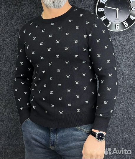 Джемпер Луи черный от 48 до 56