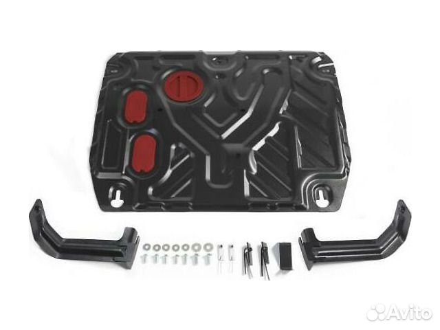 Защита двигателя металлическая (с лючком) Creta