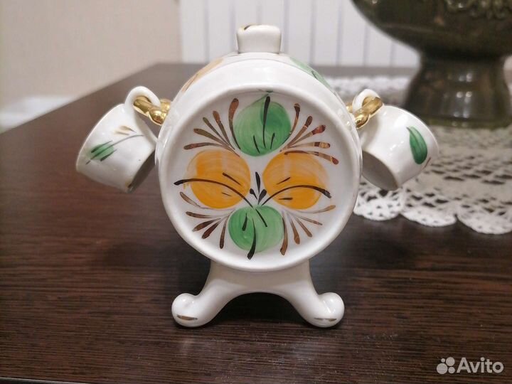 Штоф, бочонок керамический