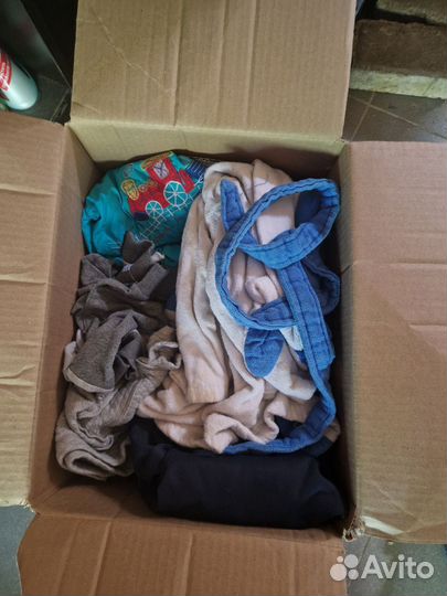 Детские вещи бу до 86 размера 9 коробок