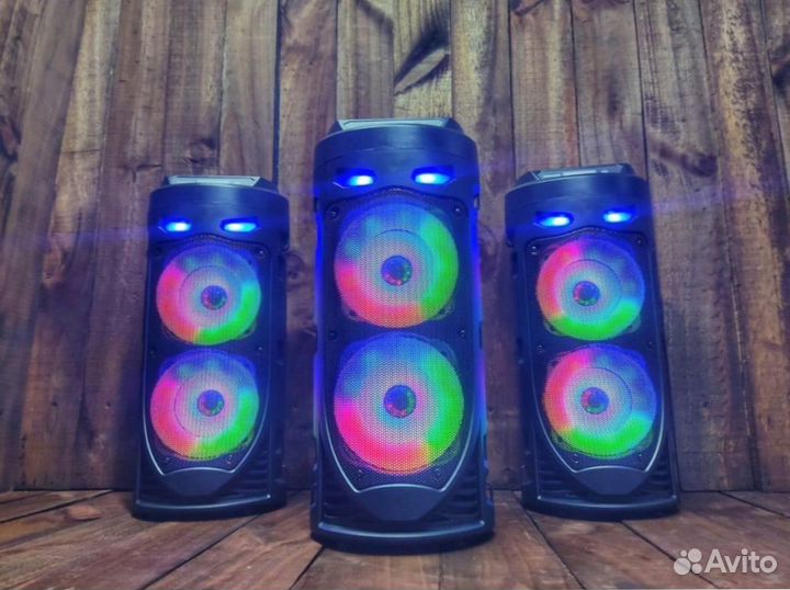 Большая портативная колонка с караоке