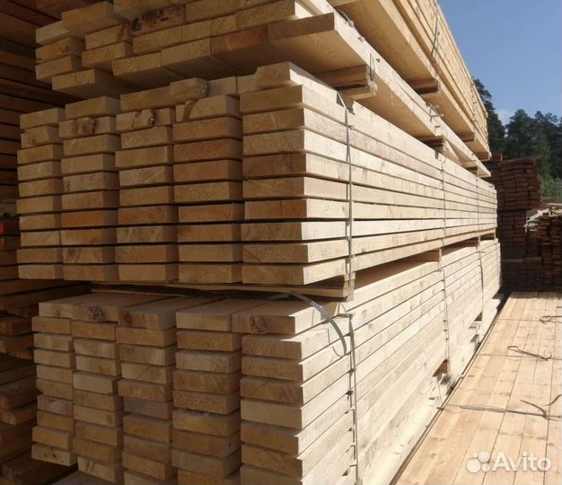 Доска обрезная сосна