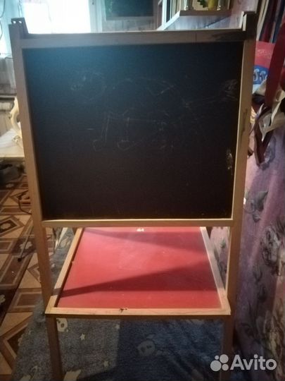 Мольберт детский двухсторонний для рисования