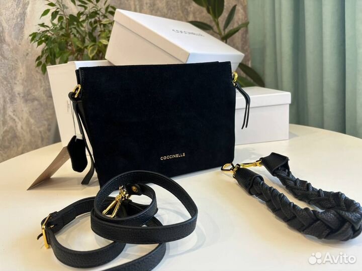 Сумка coccinelle замша 11 расцветок