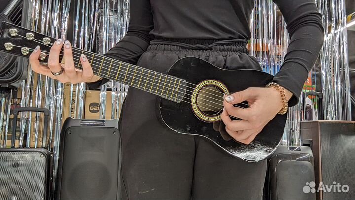 Гитара укулеле шестиструнная классическая 58см