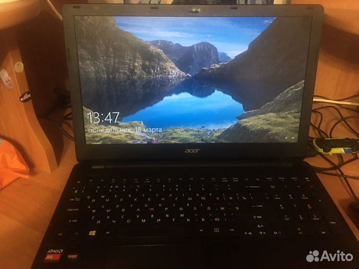 Ноутбук Acer E5-521 1тб + 250 ssd