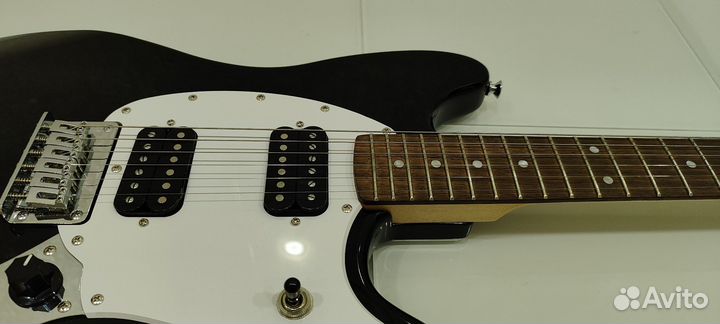 Электрогитара fender squier Mustang black bullet
