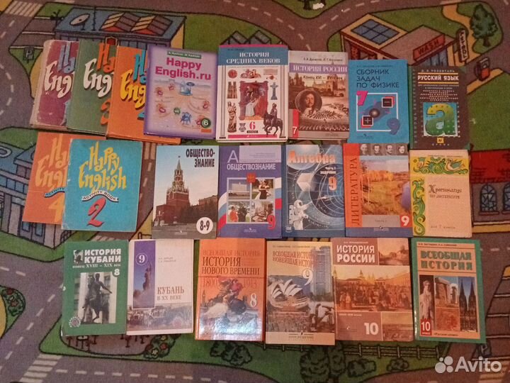 Учебники 6 - 10 класс