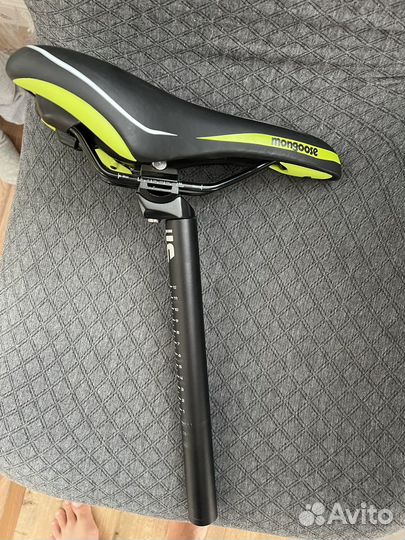 Седло для велосипеда кожаное