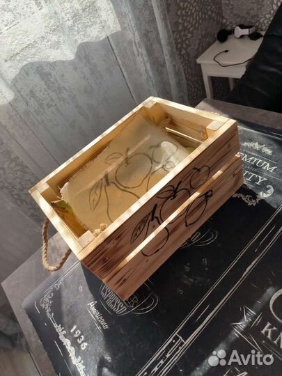 Ящик для фруктов из дерева