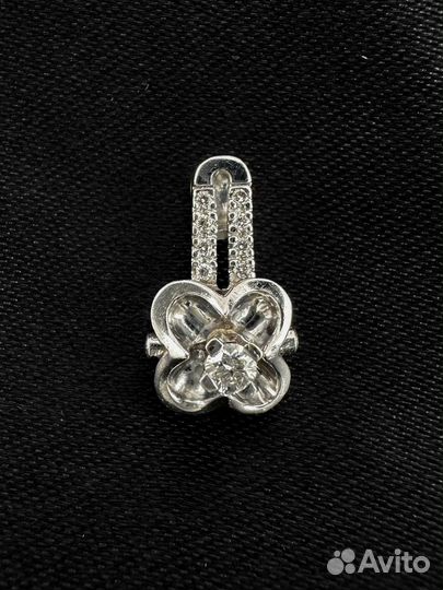 Золотой кулон с бриллиантами 585 / 2.45 гр