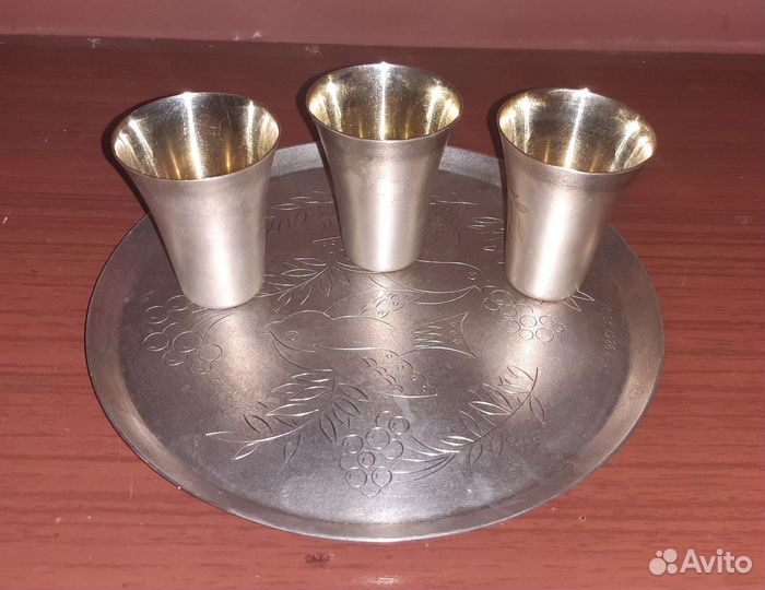 Стопки мельхиоровые