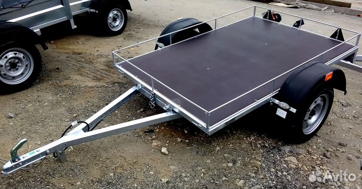 Прицеп Титан платформа 2 метра цинк