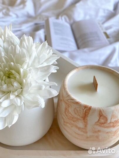 Соевые свечи ручной работы