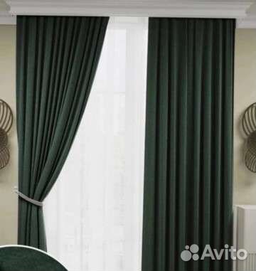 Шторы блэкаут и канвас с тюлью