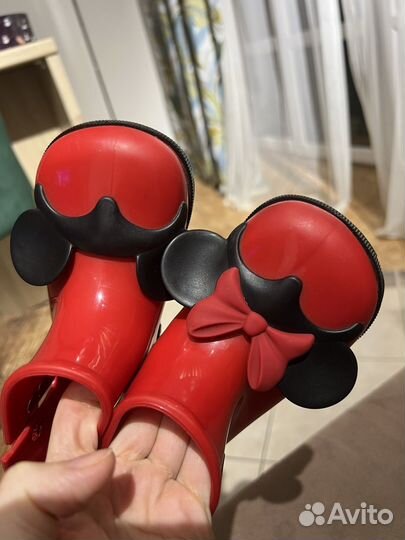 Сапожки резиновые mini melissa 25