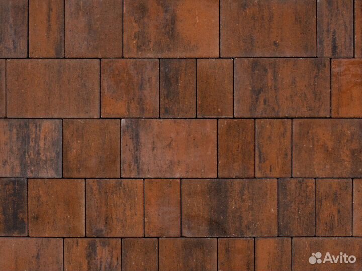 Тротуарная плитка / Брусчатка Новосибирск 80мм