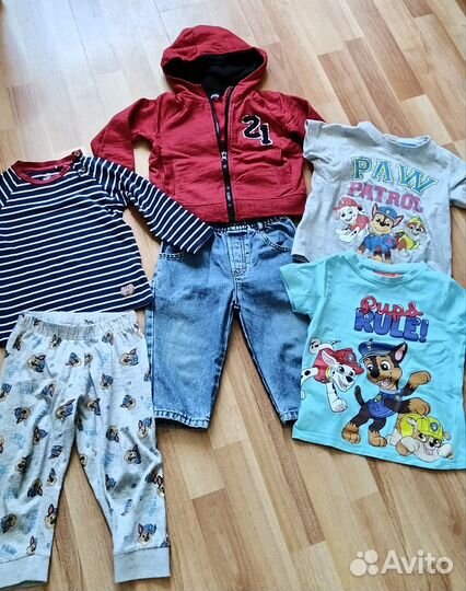 Вещи пакетом на мальчика р 86-92
