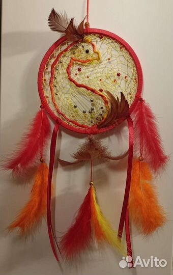 Ловцы снов Феникс, Попугай, Единорог с подсветкой